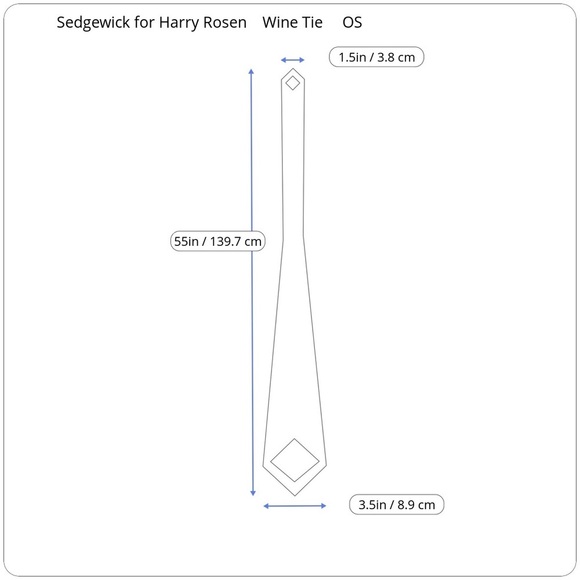 Sedgewick Harry Rosen Silk Wine Lovers Brown Novelty Tie Necktie OS - Picture 8 of 9